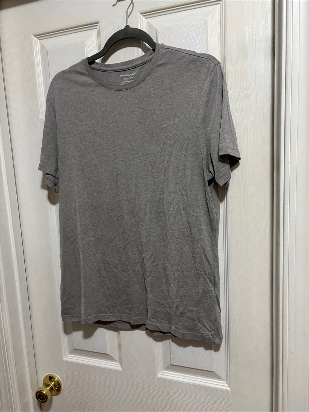 Men's Gray Crewneck T-Shirt